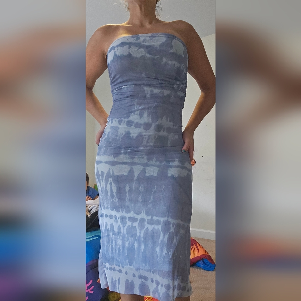Tye dye dress 2 layers